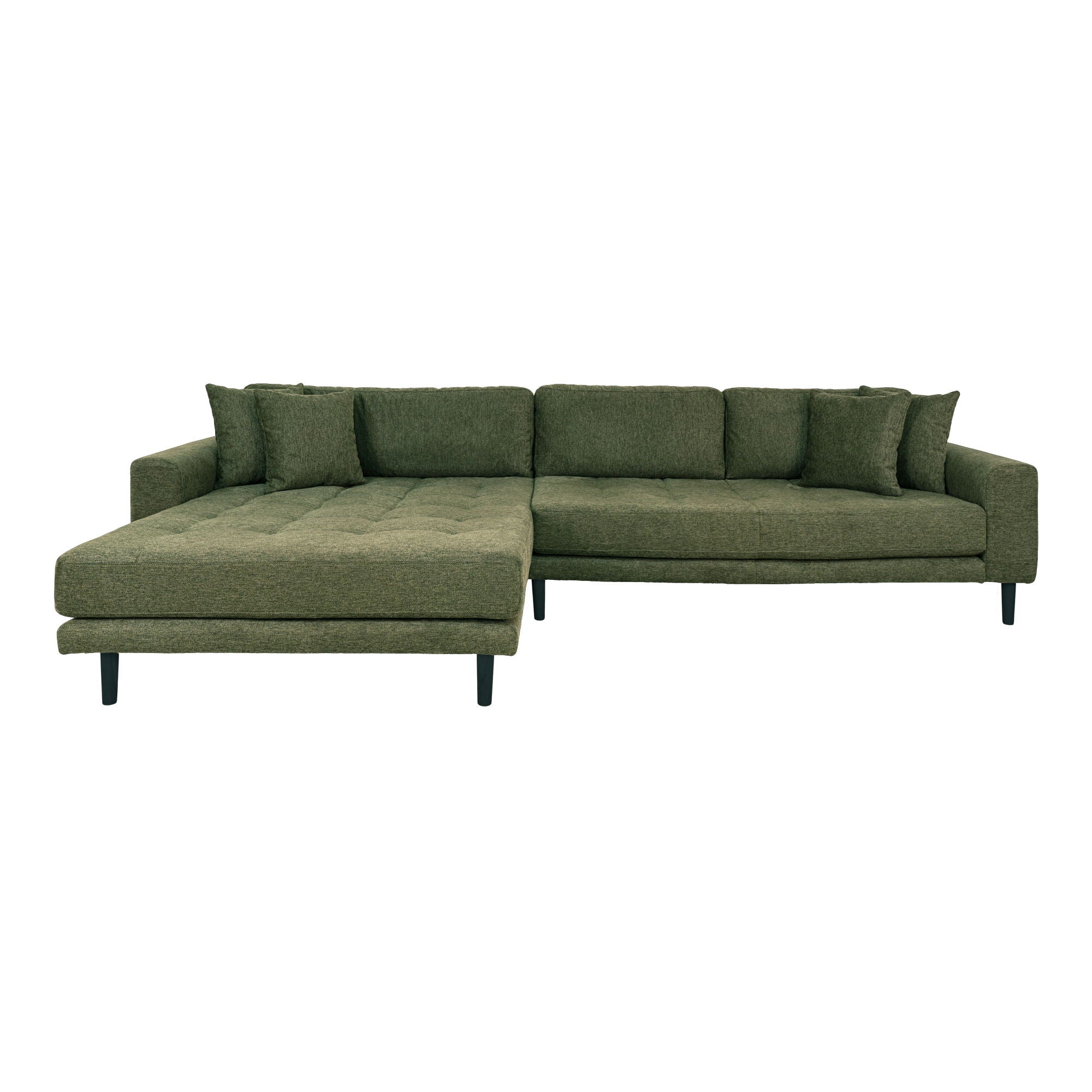 Lido Lounge Sofa - venstrevendt i olivengrøn