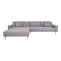 Lido Lounge Sofa - venstrevendt i lysegrå
