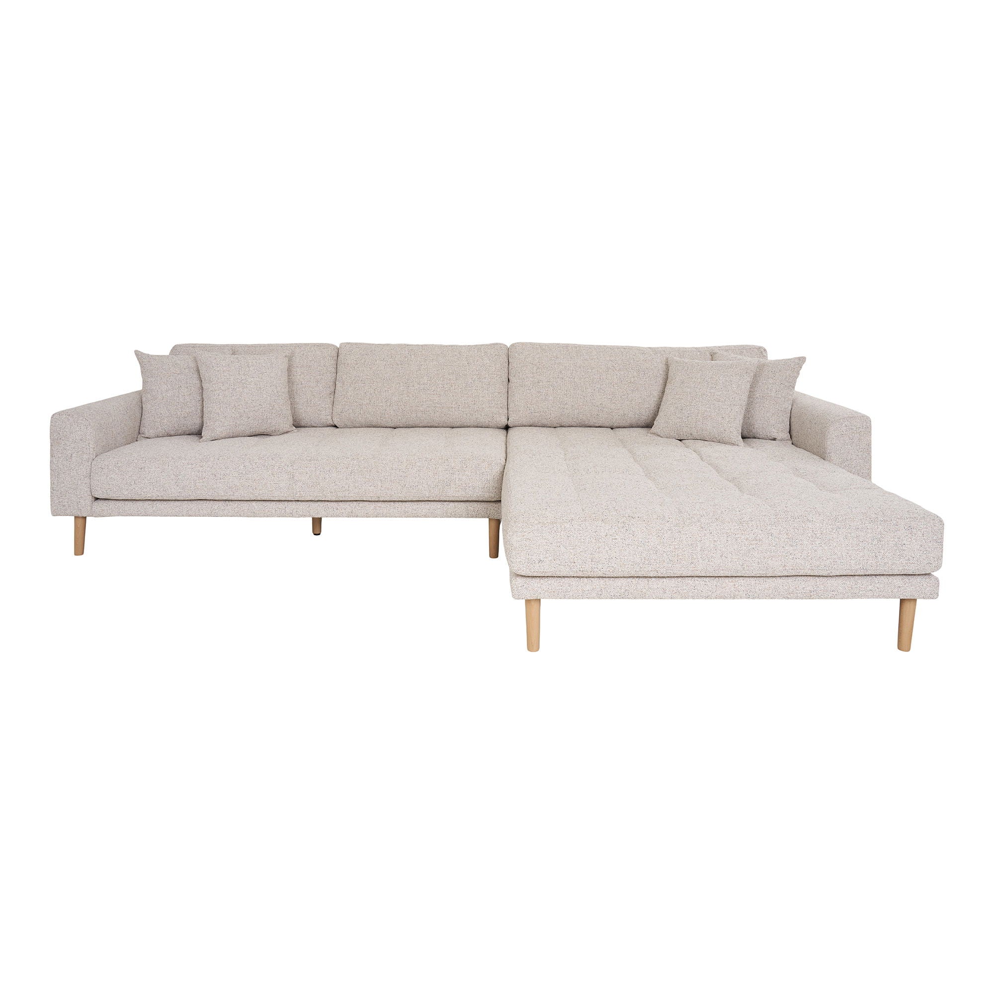 Lido Lounge Sofa - højrevendt i beige