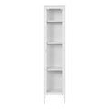 Brisbane Smalt Vitrineskab - hvid 180cm