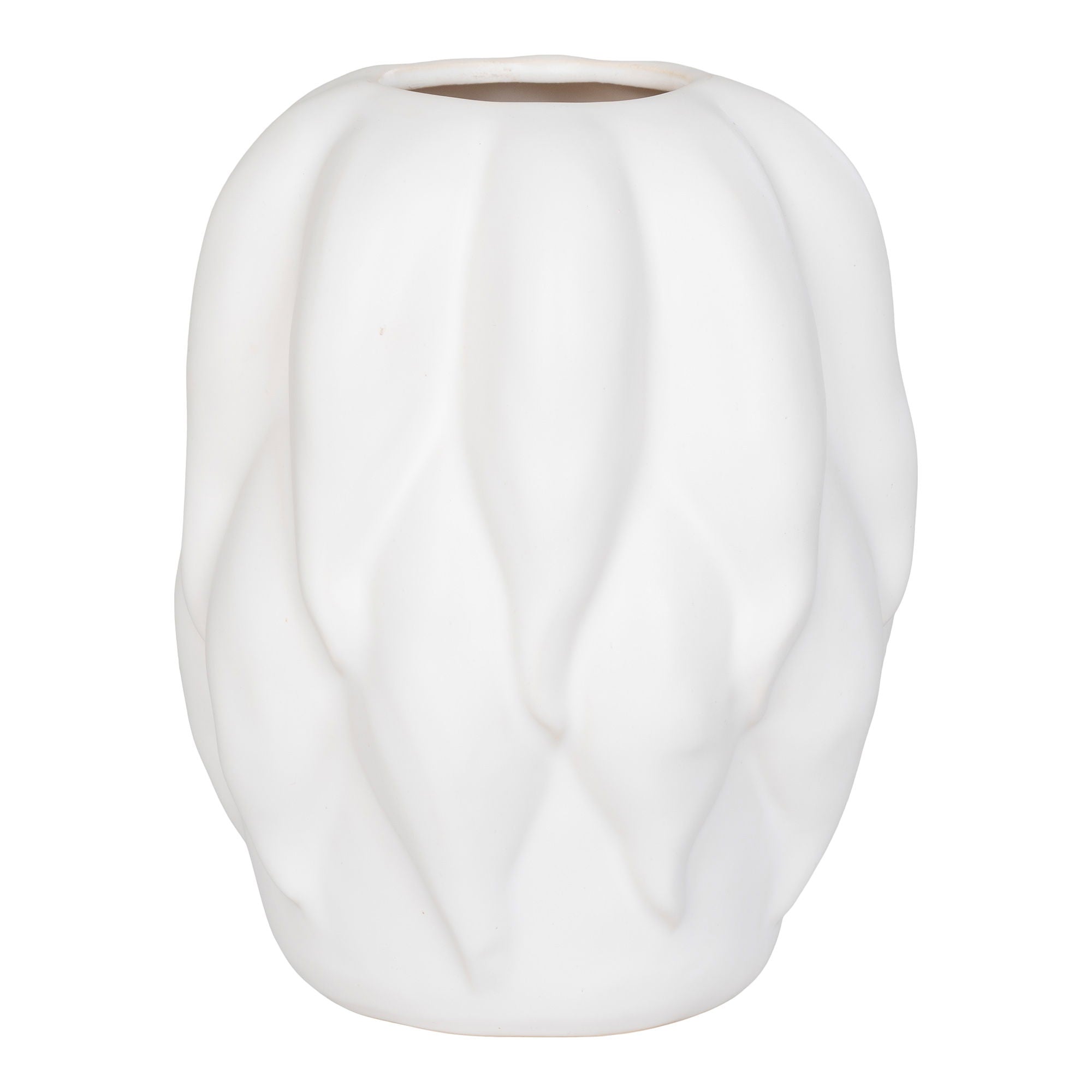 Vase - beige 19,5x19,5x26 cm
